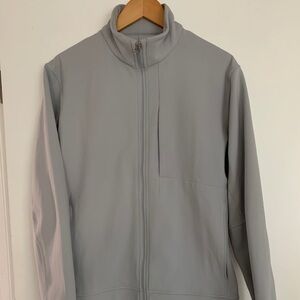Lululemon zip up track jacket, light Grey